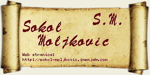 Sokol Moljković vizit kartica